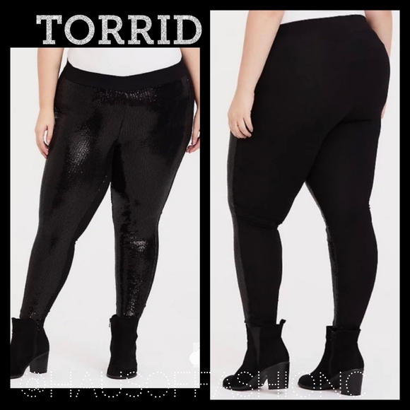 torrid Pants - TORRID Sequins "Coming and Going" Premium Legging! NWT!